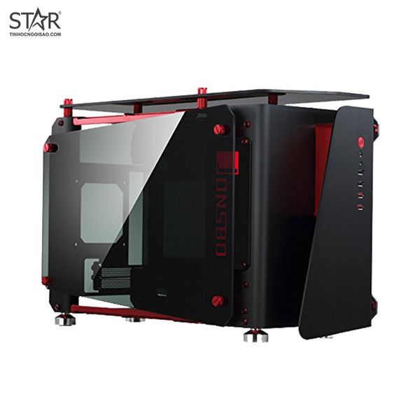  Thùng máy Jonsbo MOD1 Mini (Đỏ Đen/No Fan) 