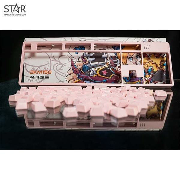  Combo Keycap & Top cover Ajazz DKM150 Pink 