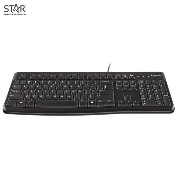  Combo phím chuột văn phòng Logitech MK120 | Có dây, Fullsize, Black 