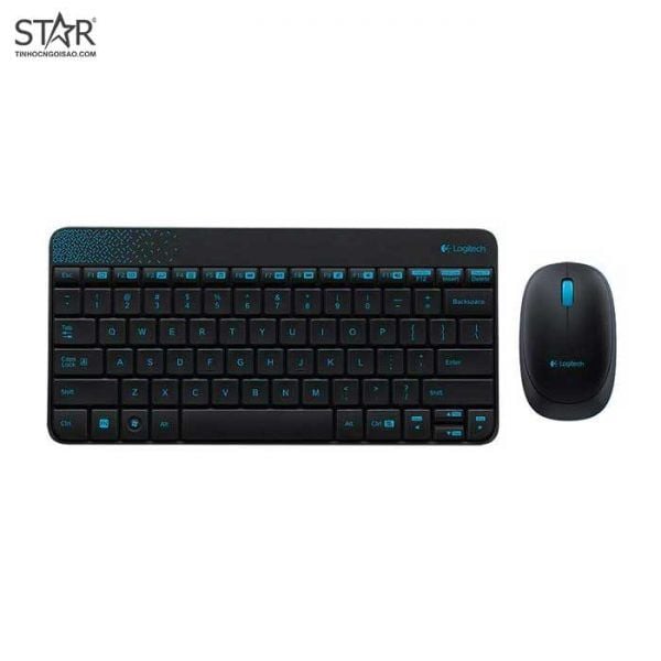 Combo bàn phím + Chuột không dây Logitech MK240 (Đen)