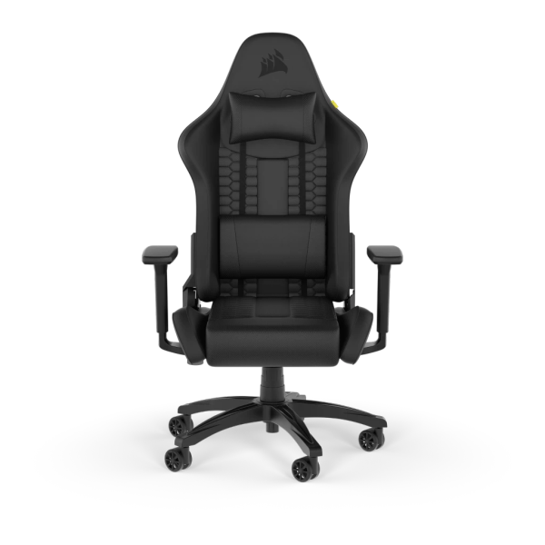  Ghế gaming CORSAIR TC100 RELAXED | Đen, 120kg, Chân xoay, Da PU (CF-9010050-WW) 