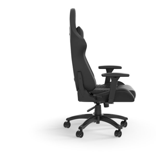  Ghế gaming CORSAIR TC100 RELAXED | Đen, 120kg, Chân xoay, Da PU (CF-9010050-WW) 