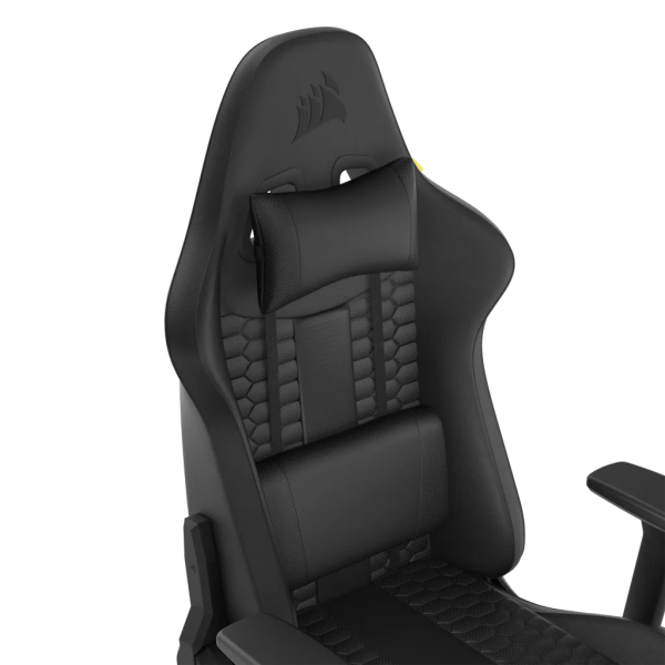  Ghế gaming CORSAIR TC100 RELAXED | Đen, 120kg, Chân xoay, Da PU (CF-9010050-WW) 