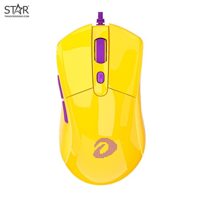 Chuột DareU A960 Yellow Ultralight Gaming RGB (Vàng)