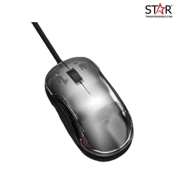  Chuột gaming Crystal CRYSTAL | Có dây, 7200 DPI, 85g, RGB, Đen 
