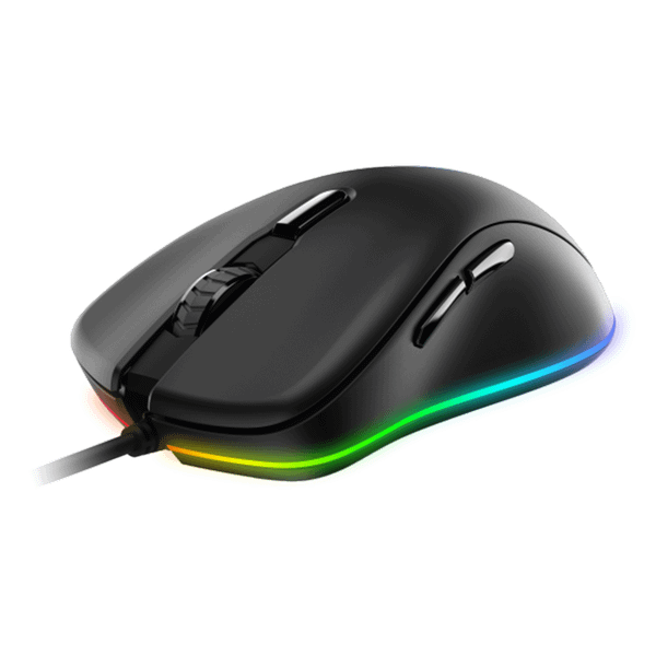  Chuột gaming DareU EM908X | Có dây, 6400 DPI, 88g, RGB, Đen 