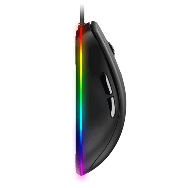  Chuột gaming DareU EM908X | Có dây, 6400 DPI, 88g, RGB, Đen 