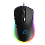  Chuột gaming DareU EM908X | Có dây, 6400 DPI, 88g, RGB, Đen 