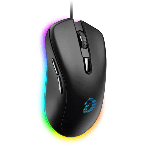  Chuột gaming DareU EM908X | Có dây, 6400 DPI, 88g, RGB, Đen 
