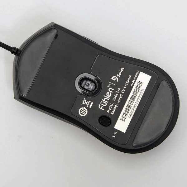  Chuột gaming Fuhlen G60S Pro | Có dây, 20000 DPI, 110g, RGB, Đen 