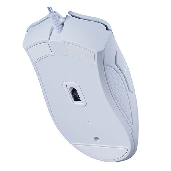  Chuột gaming Razer DeathAdder Essential | Có dây, 6400 DPI, 96g, RGB, Trắng 