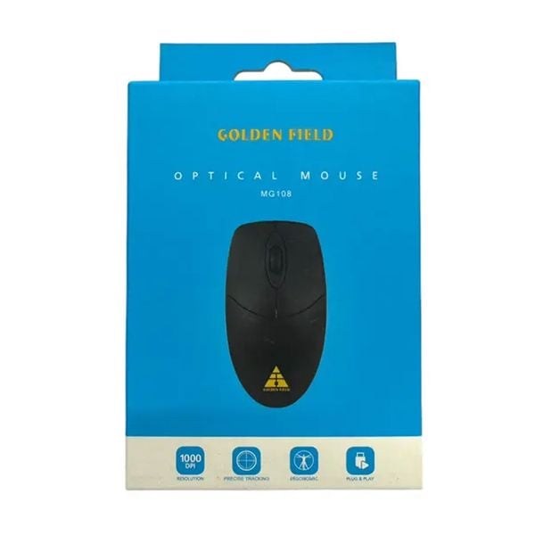  Chuột gaming Goldenfield MG108 | Có dây, 1900 DPI, 70g 