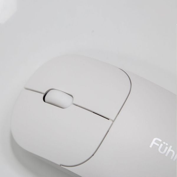  Chuột văn phòng Fuhlen M07s | Wireless, 1200 DPI, 75g, Trắng 