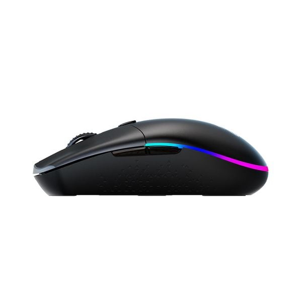  Chuột gaming DareU EM911X | Wireless 2.4Ghz, 10000 DPI, 85g, RGB, Đen 
