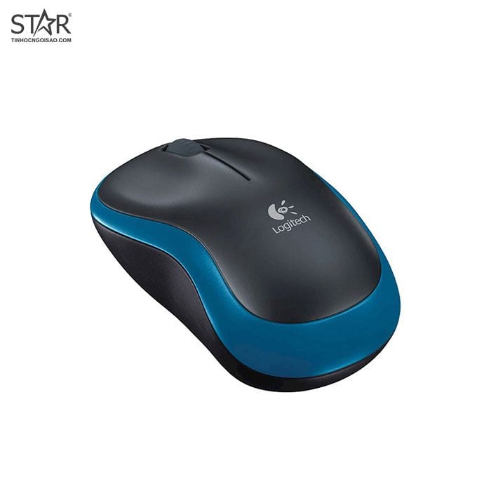 Chuột Văn Phòng Không Dây Logitech M185 Optical Wireless (xanh dương)