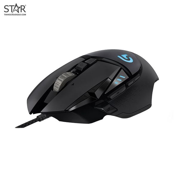  Chuột gaming Logitech G502 HERO | Có dây, 25600 DPI, 121g, RGB, Đen 