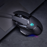  Chuột văn phòng Kludge RM502 | Có dây, 4000 DPI, 65g, RGB, Đen 