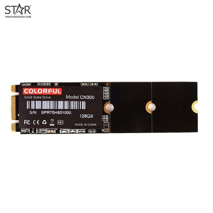 Ổ cứng SSD 128G Colorful CN300 M.2 Sata 6Gb/s (CN300 128GB KB44AE)