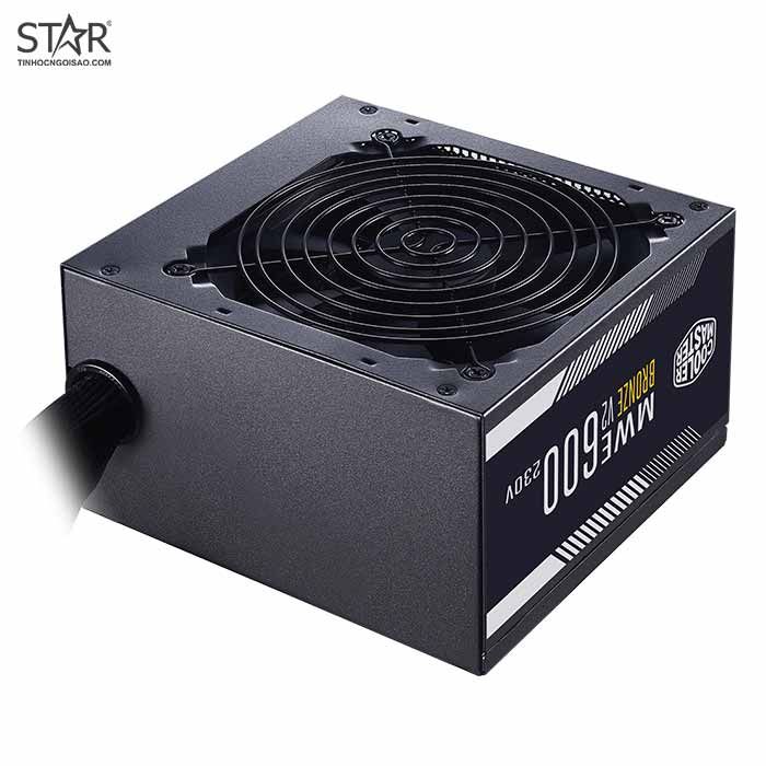 Nguồn Cooler Master 600W MWE 600 V2 230V 80 Plus Bronze (MPE-6001-ACABW-BEU)