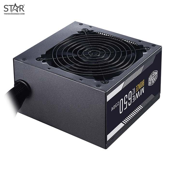 Nguồn Cooler Master 650W MWE 650 V2 230V 80 Plus Bronze (MPE-6501-ACABW-B)