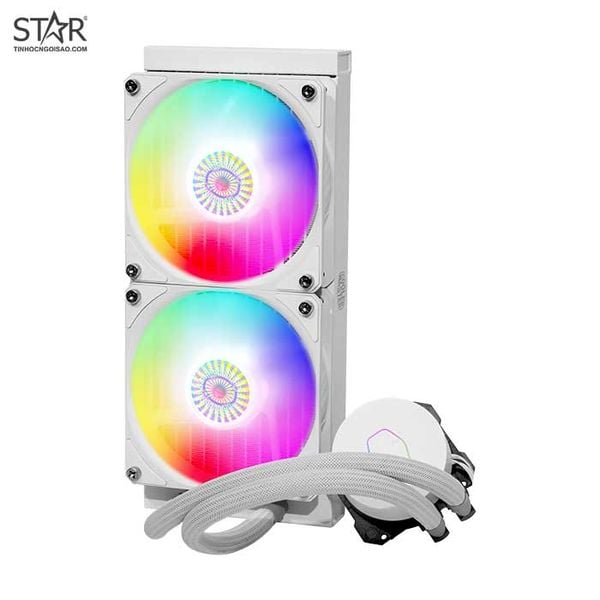  Tản nhiệt nước Cooler Master MasterLiquid ML240L V2 White | ARGB, Trắng 