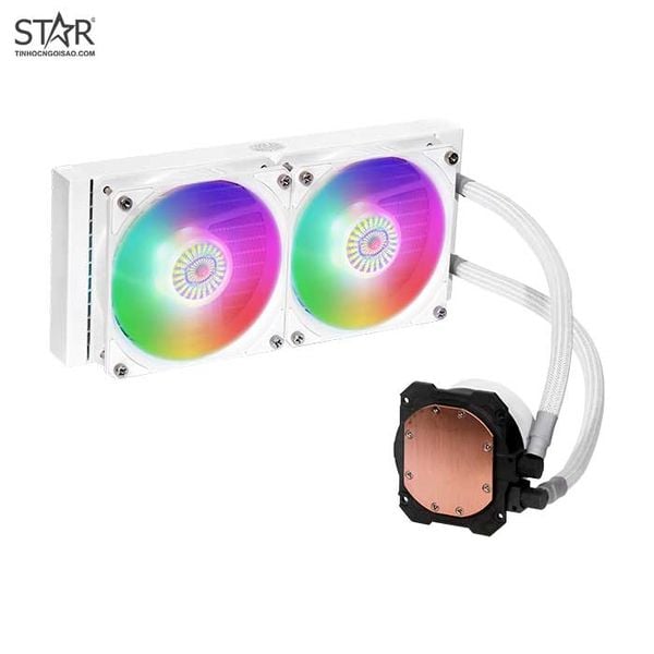  Tản nhiệt nước Cooler Master MasterLiquid ML240L V2 White | ARGB, Trắng 