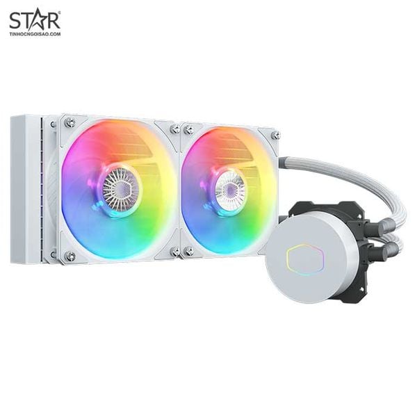  Tản nhiệt nước Cooler Master MasterLiquid ML240L V2 White | ARGB, Trắng 