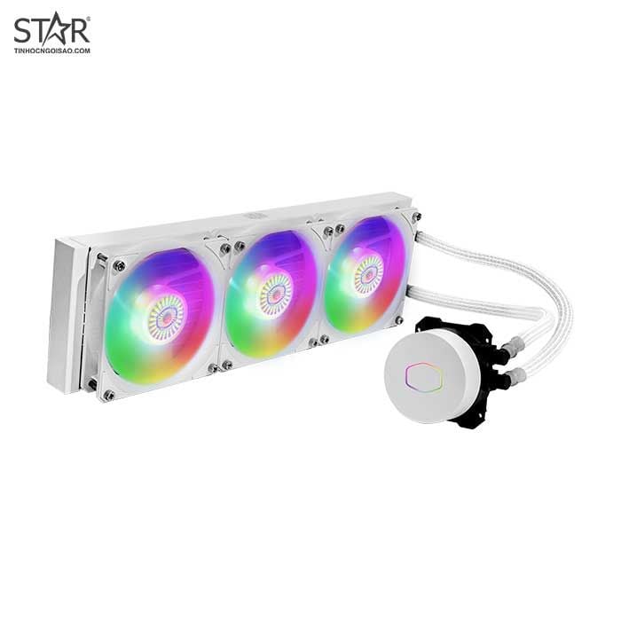 Tản nhiệt CPU Cooler Master Masterliquid ML360L V2 ARGB White Edition AiO Cooling