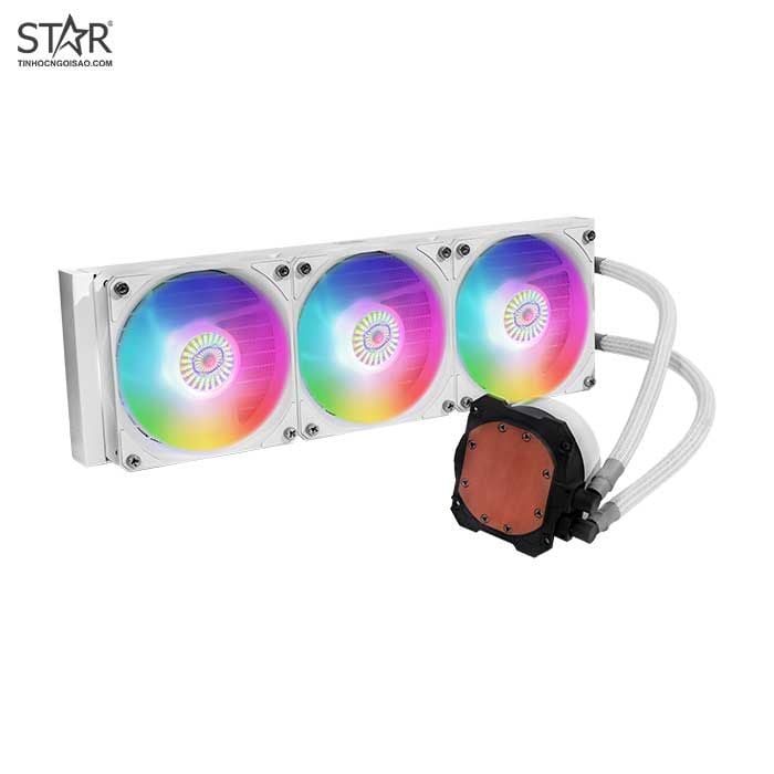 Tản nhiệt CPU Cooler Master Masterliquid ML360L V2 ARGB White Edition AiO Cooling