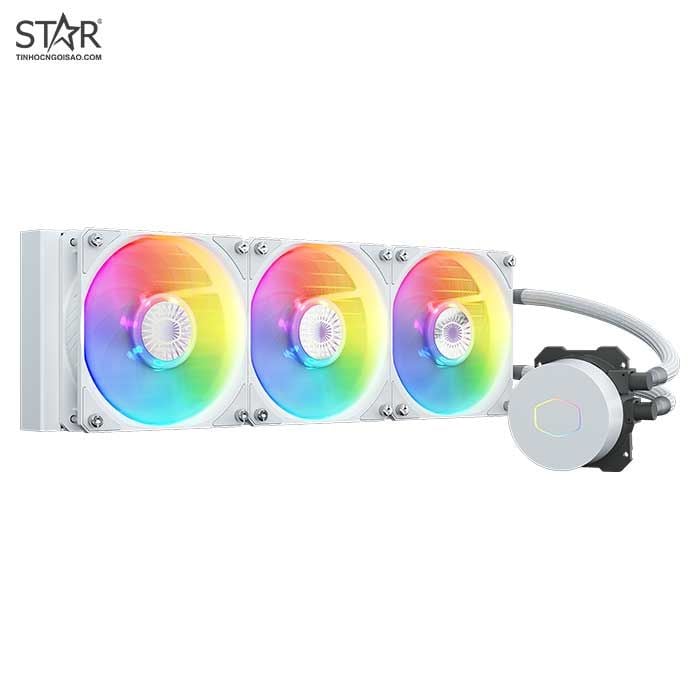 Tản nhiệt CPU Cooler Master Masterliquid ML360L V2 ARGB White Edition AiO Cooling