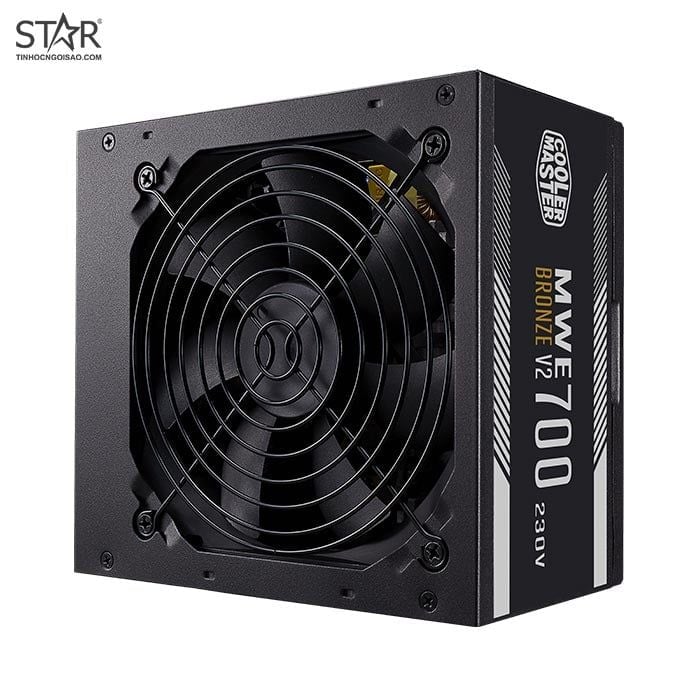 Nguồn Cooler Master 700W MWE 700 V2 230V 80 Plus Bronze (MPE-7001-ACABW-BEU)