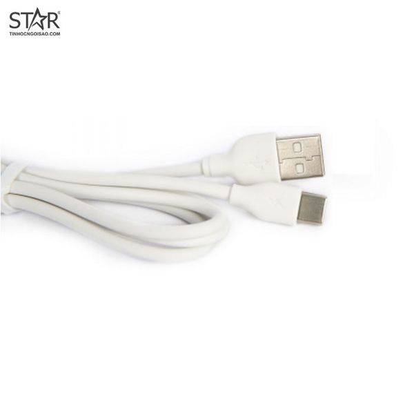  Cáp Sạc Proda cổng TypeC 2.1A ( Mã PD-B15A ) Trắng 