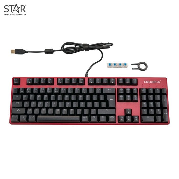 Bàn Phím Cơ Motospeed K96 Led Gaming (Đỏ)