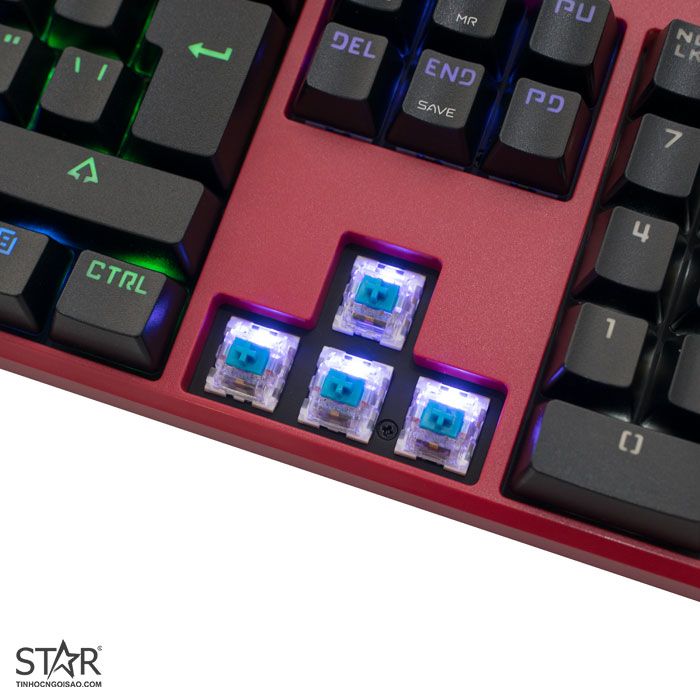 Bàn Phím Cơ Motospeed K96 Led Gaming (Đỏ)