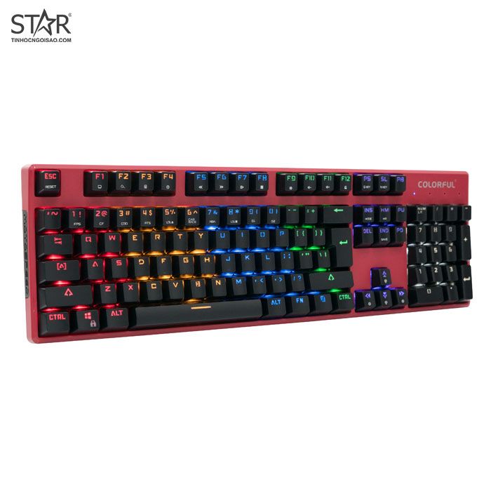 Bàn Phím Cơ Motospeed K96 Led Gaming (Đỏ)