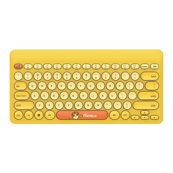  Combo phím chuột văn phòng FD LK586 | Wireless, Mini, Yellow 