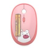  Combo phím chuột không dây Geezer Hello Bear - Hồng mixed | Wireless 2.4 