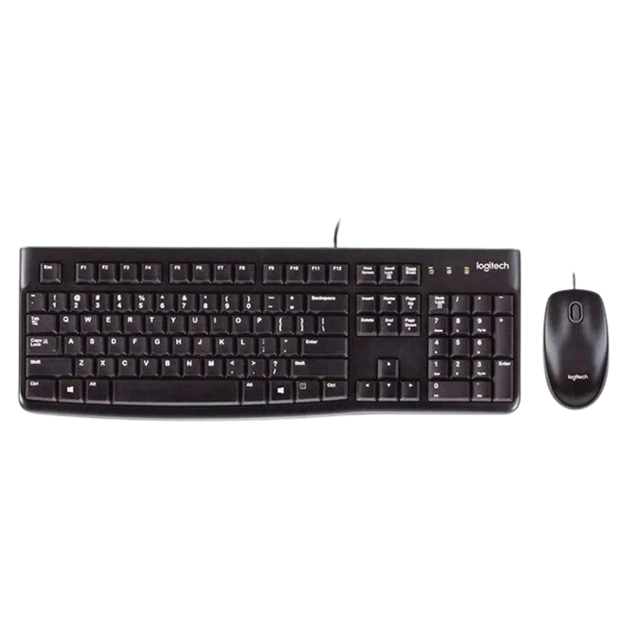 Combo Phím Chuột Logitech MK120 - (Đen)