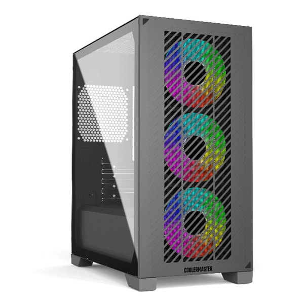  Thùng máy Cooler Master Elite 301 Lite - Đen | Sẵn 1 fan đen 