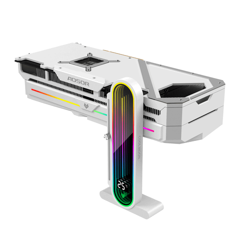 Giá đỡ VGA Coolmoon GH-3 ARGB - White