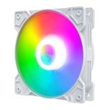  Fan Case CoolMoon K8 Led RGB Trắng (RGB Fixed, Không Cần Hub) 