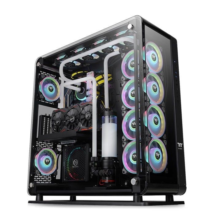 Thùng máy Case Thermaltake Core P8 Tempered Glass Full Tower Chassis - Black (CA-1Q2-00M1WN-00)