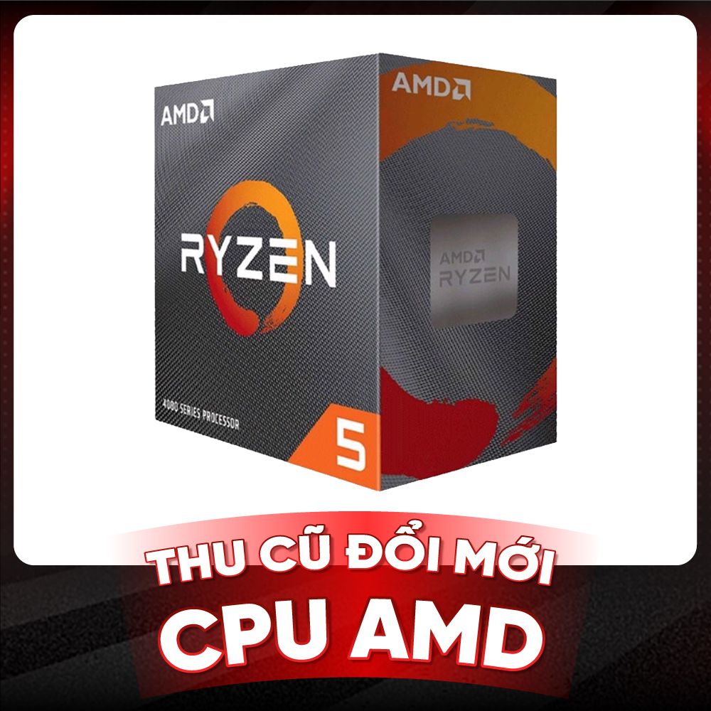 CPU AMD Ryzen 5 4600G | AM4, Upto 4.20 GHz, 6C/12T, 8MB, Box Chính Hãng | Không Fan
