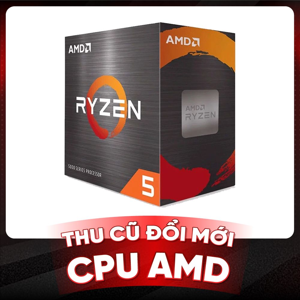 CPU AMD Ryzen 5 5600 | AM4, Upto 4.40 GHz, 6C/12T, 32MB, Box Chính Hãng