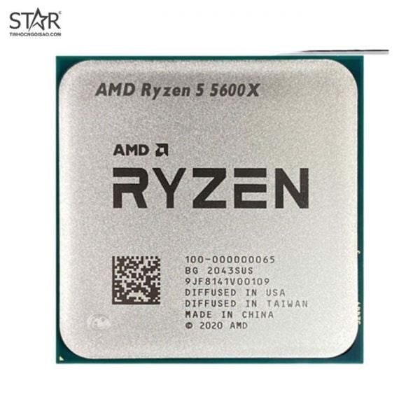 CPU AMD Ryzen 5 5600X | AM4, Upto 4.60 GHz, 6C/12T, 32MB
