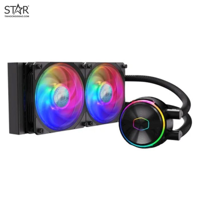 Tản nhiệt CPU Coolermaster MasterLiquid Pro PL240 Flux (MLY-D24M-A23PZ-R1) AiO RGB