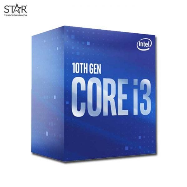 CPU Intel Core I3 10100 | LGA1200, Turbo 4.30 GHz, 4C/8T, 6MB, Box Chính Hãng