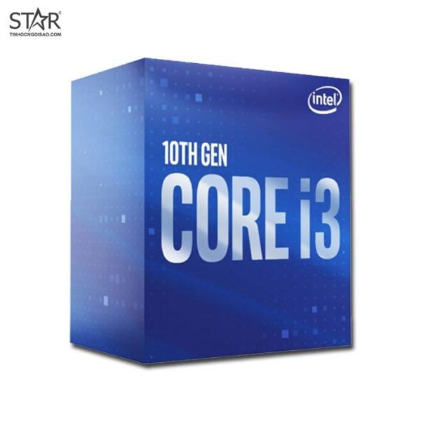 CPU Intel Core I3 10100F | LGA1200, Turbo 4.30 GHz, 4C/8T, 6MB, Box Công Ty