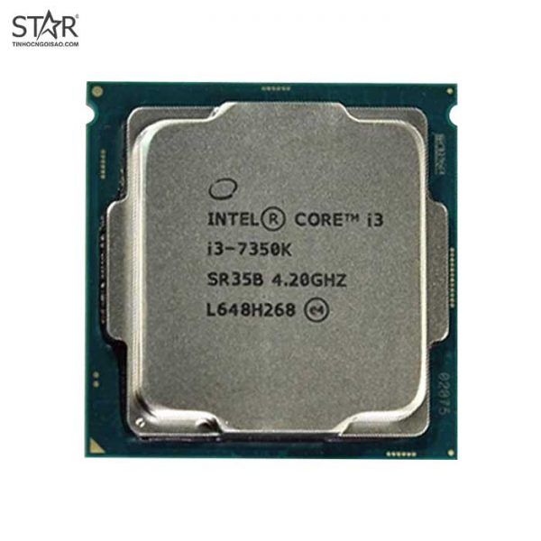 CPU Intel Core i3 7350K (4.20GHz, 4M, 2 Cores 4 Threads) TRAY chưa gồm Fan