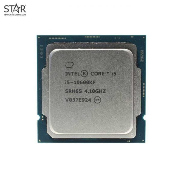 CPU Intel Core I5 10600KF | LGA1200, Turbo 4.80 GHz, 6C/12T, 12MB, TRAY, Không Fan